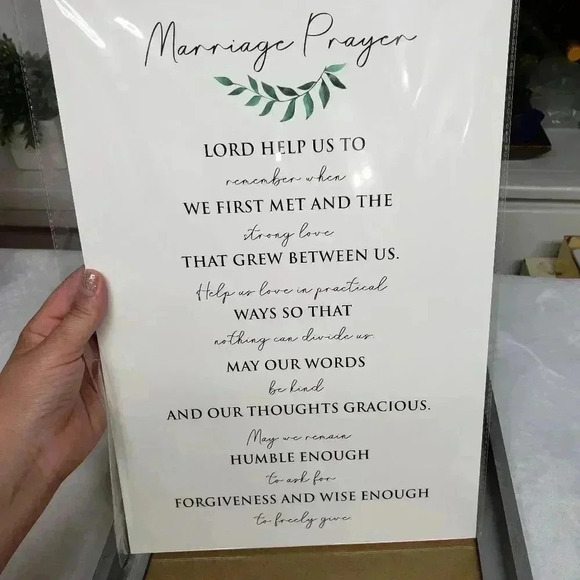 Farmhouse Marriage Prayers frame - Picture 7 of 13